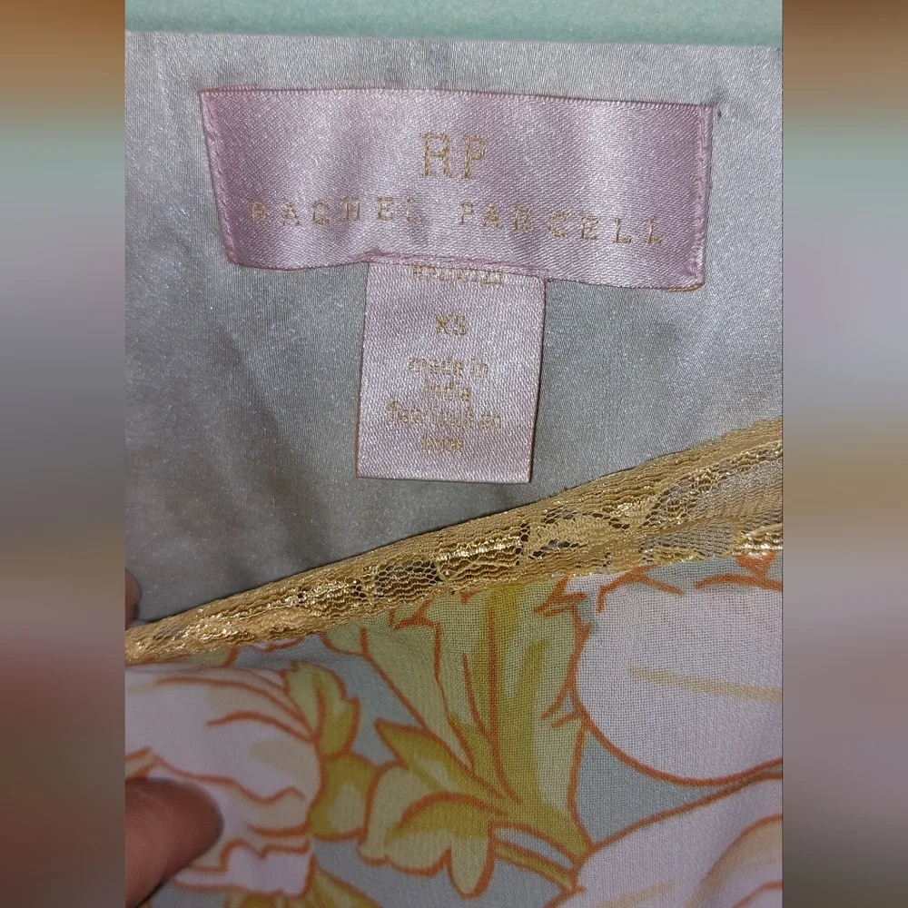 Free People x Rachel Parcell Chiffon Floral Dress - Picture 7 of 12